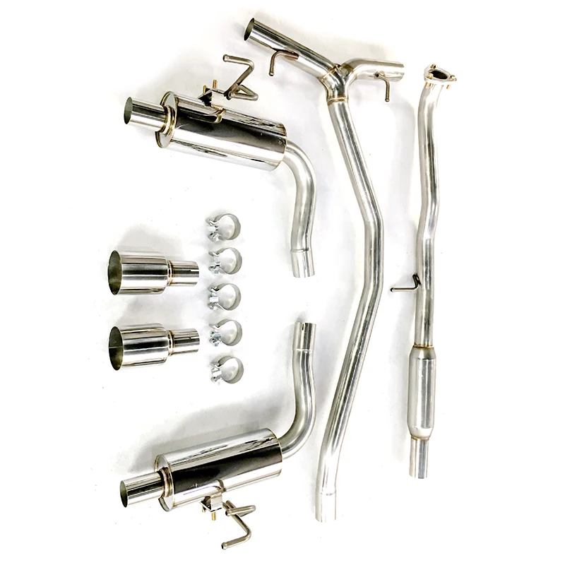 Bake Blue Tip Dual Exit Catback Exhaust System With 1.5 L Turbo