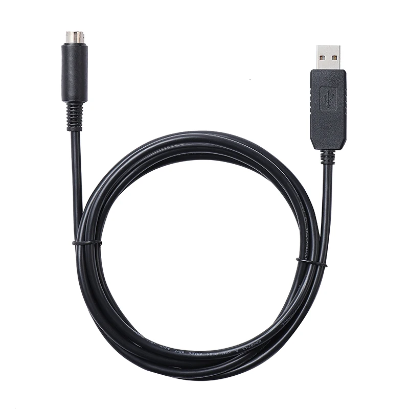 Silicon Labs CP2102 USB RS232 to Mini Din 8P Adapter Serial Communication Cable for Alicat Mass Flow Meters and Controllers