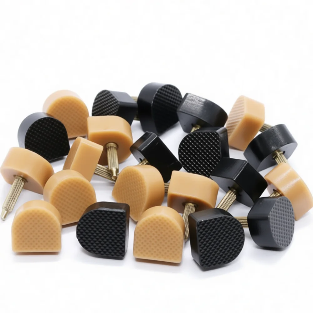 Durable Shoe Heel Tips Replacement Stiletto Non Slip Protectors Silent Rubber Heel Caps Repair Accessories For Women Shoes