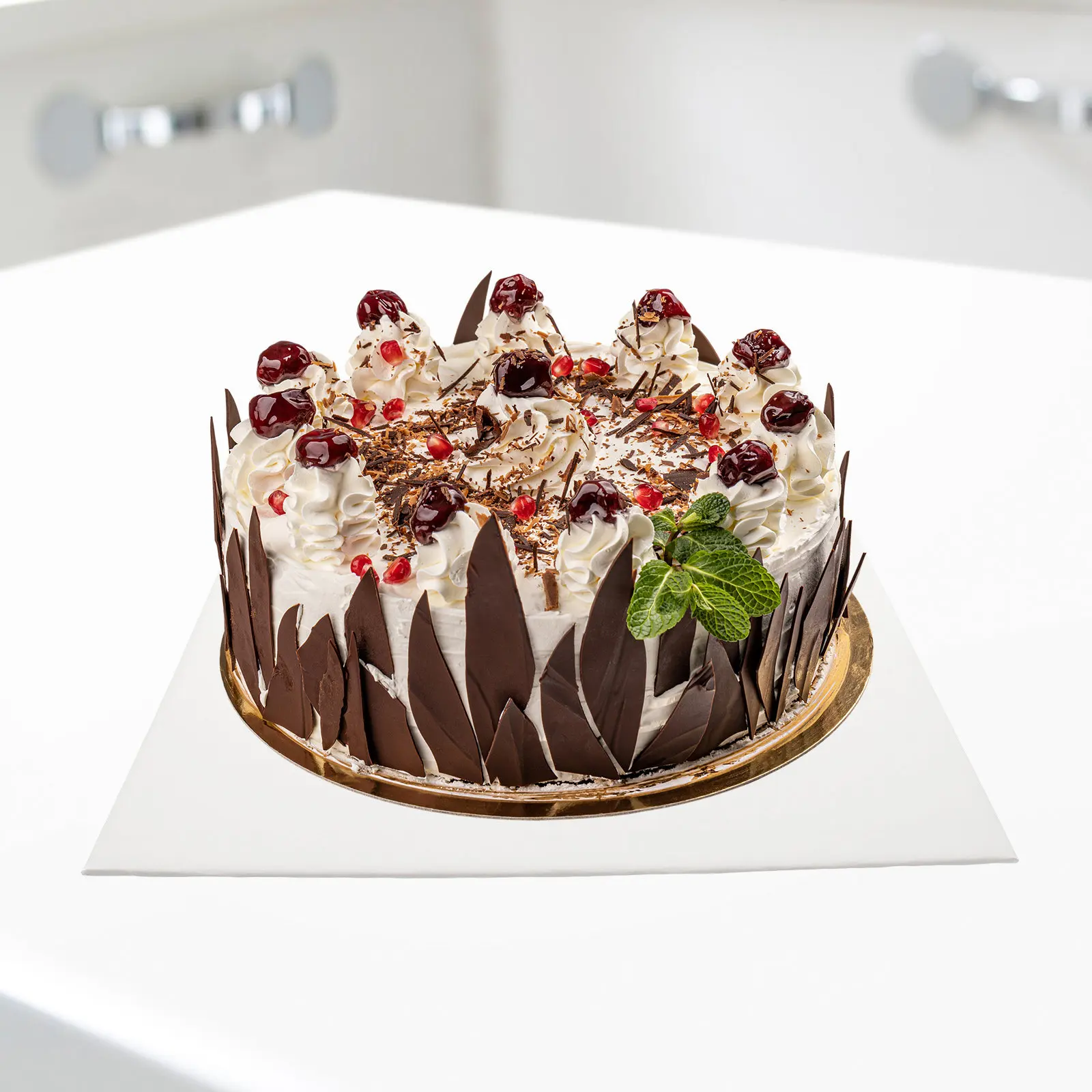 

4Pcs Thickened Square Cake Base Food Grade Paper Cake Boards Bakery Party Dessert Display Disposable Baking Supply