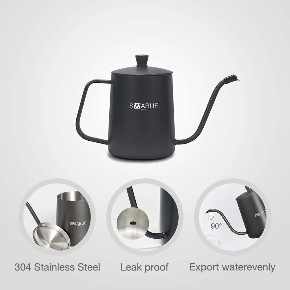 Coffee Set Camping Coffeeware Portable Manual Grinder Glass Coffee Pot with Filter Dripper Gooseneck Kettle Barista Tools