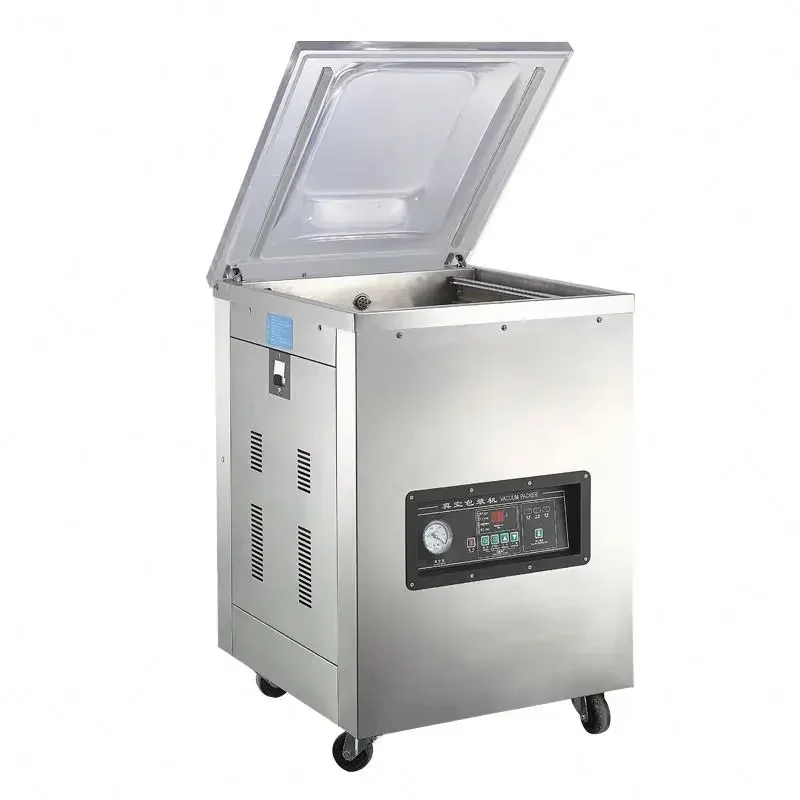 Commercial Fully Automatic Single Chamber Vacuum Packer Safety Approved Food Vegetable Vacuum Sealer Small Baler Machine