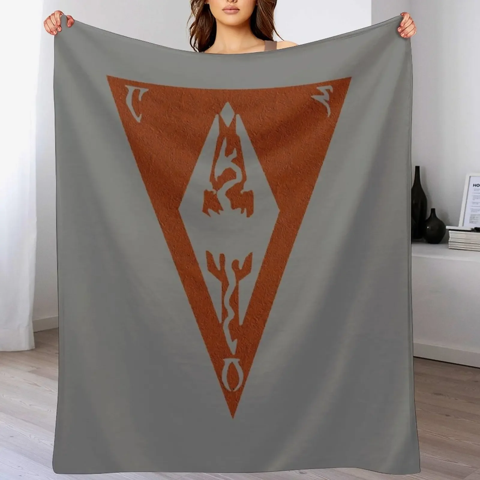 

Morrowind Emblem Throw Blanket Warm Throw Blanket Gift for Anniversary
