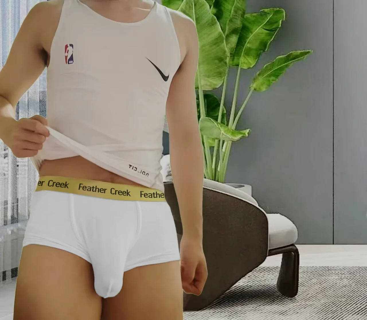U-förmige Herren-Slips 2026, sexy Baumwoll-Stretch-Unterwäsche mit niedriger Taille, die den Po betont, atmungsaktiv und bequem – Detail 3