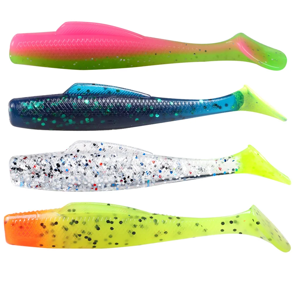6pcs  Set of Floating Fishing Lures 8.5cm 4.8gSilicone Paddl