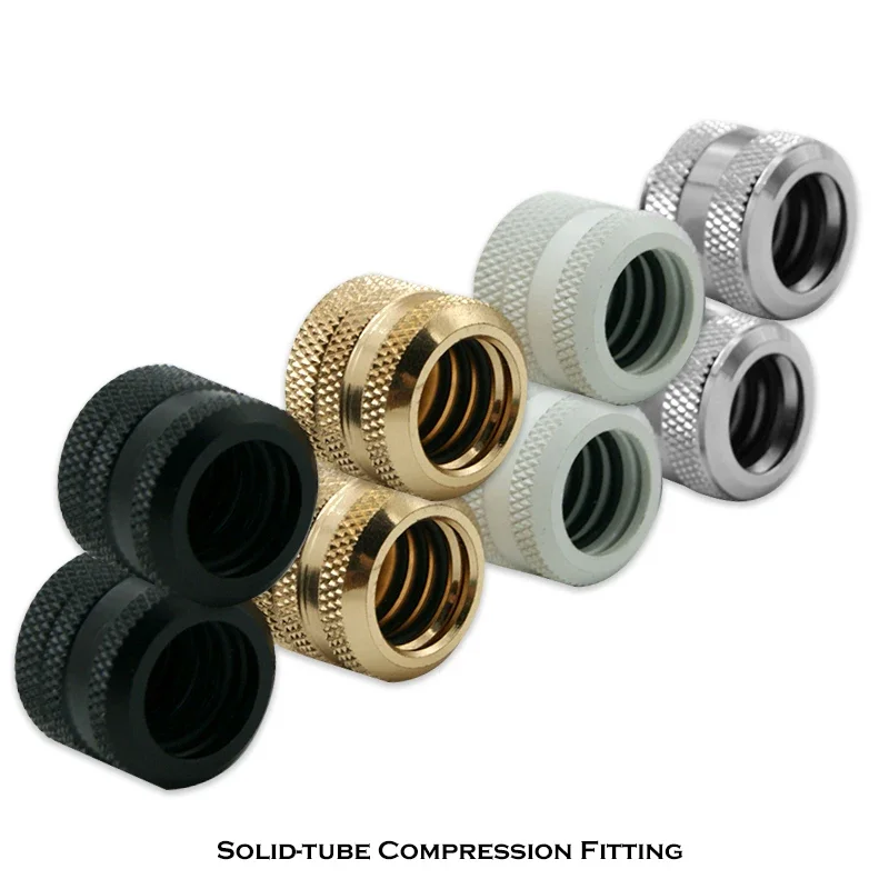 

Anti-dropping G1/4'' Hard Tube Fittings Connectors For OD14mm Acrylic PETG Frosted Metal Pipe,PC Water Cooling Part Adapter