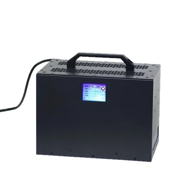Integrated touch screen surface light source UV controller Glue curing