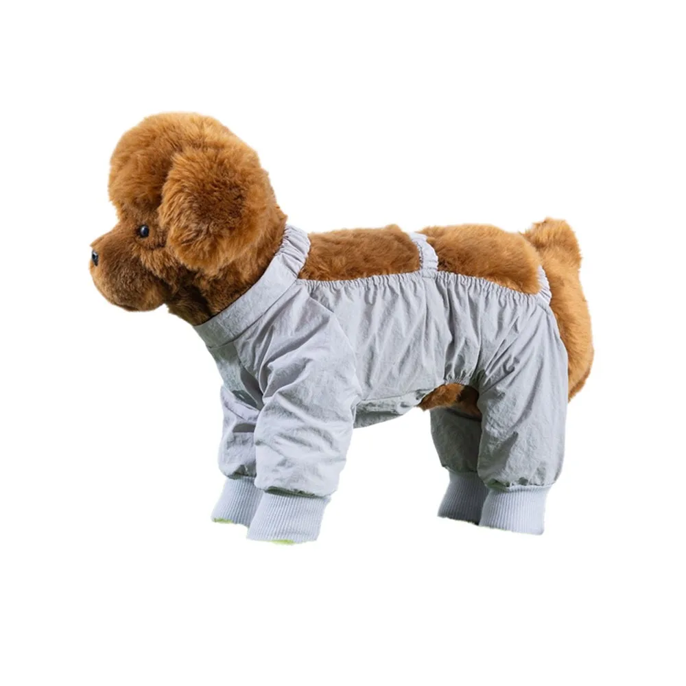 

Breathable Dog Four Legged Clothing Adjustable Straps High-elasticity Pets Dustproof Pants Anti-shedding Insect-proof