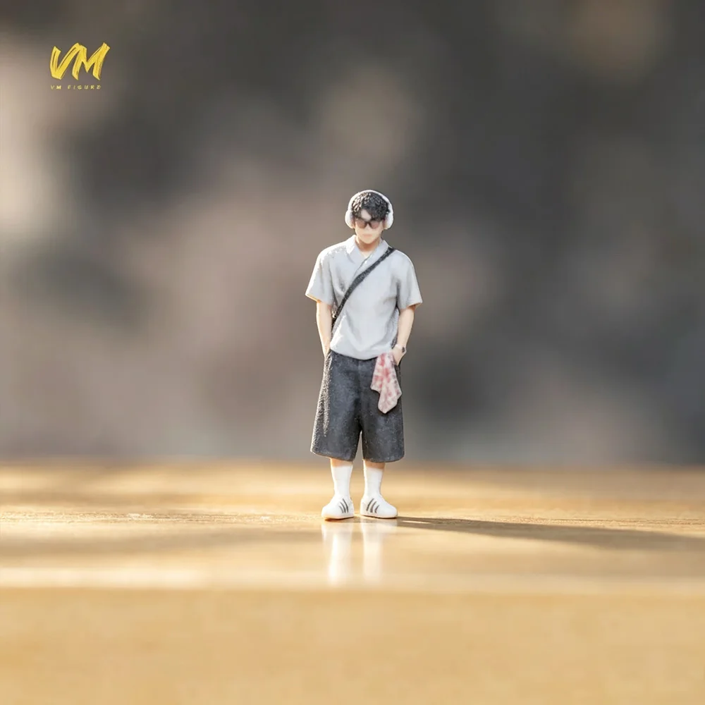 VM 1/64 Scale One Hand In Pocket Handsome Guy Miniature Ornaments 3D Color Printed Resin Figures Diorama Model Decorations