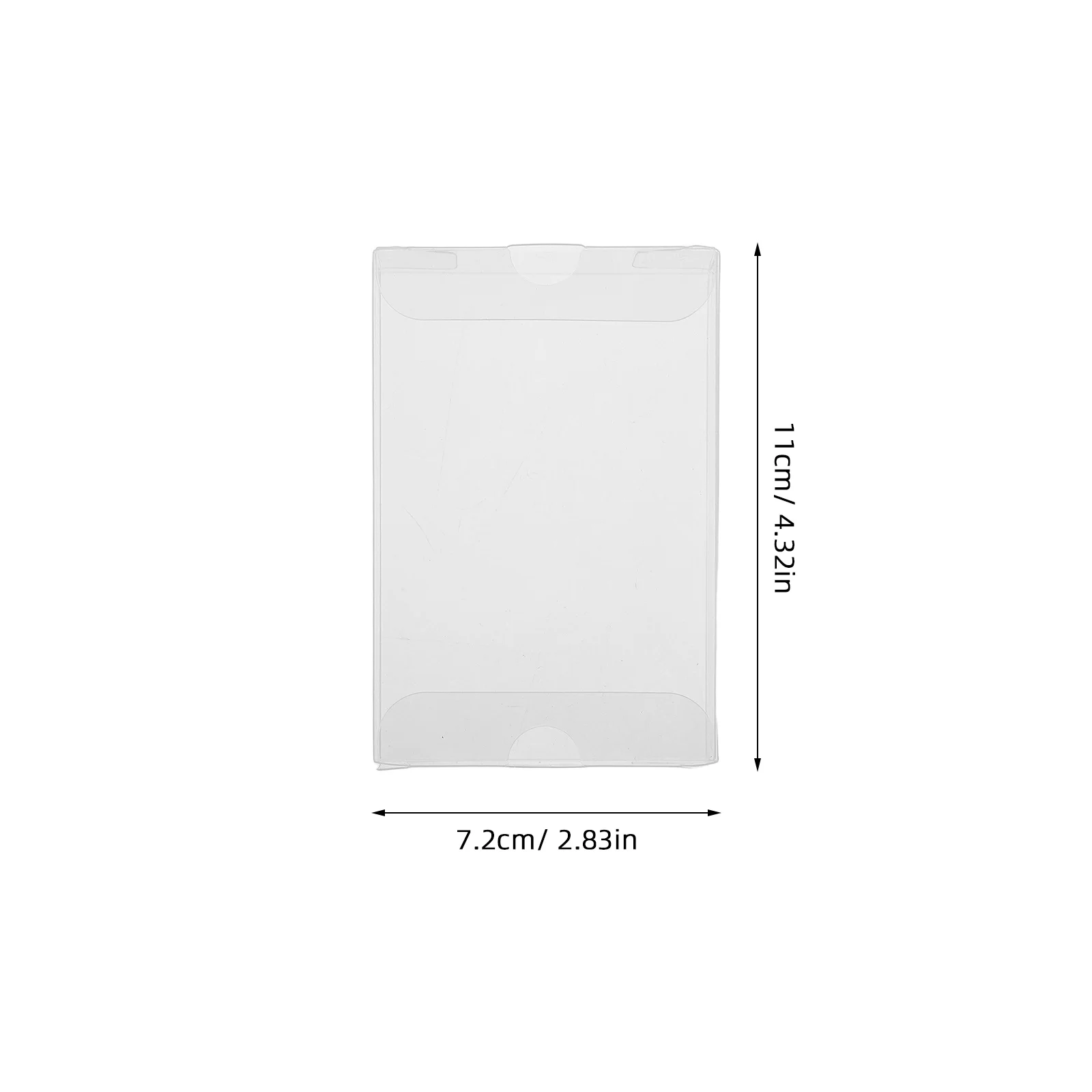 

8Pcs PVC Cassette Tape Storage Box Vintage Clear Protective Organizer Holder Audio Tape Display Case Collection