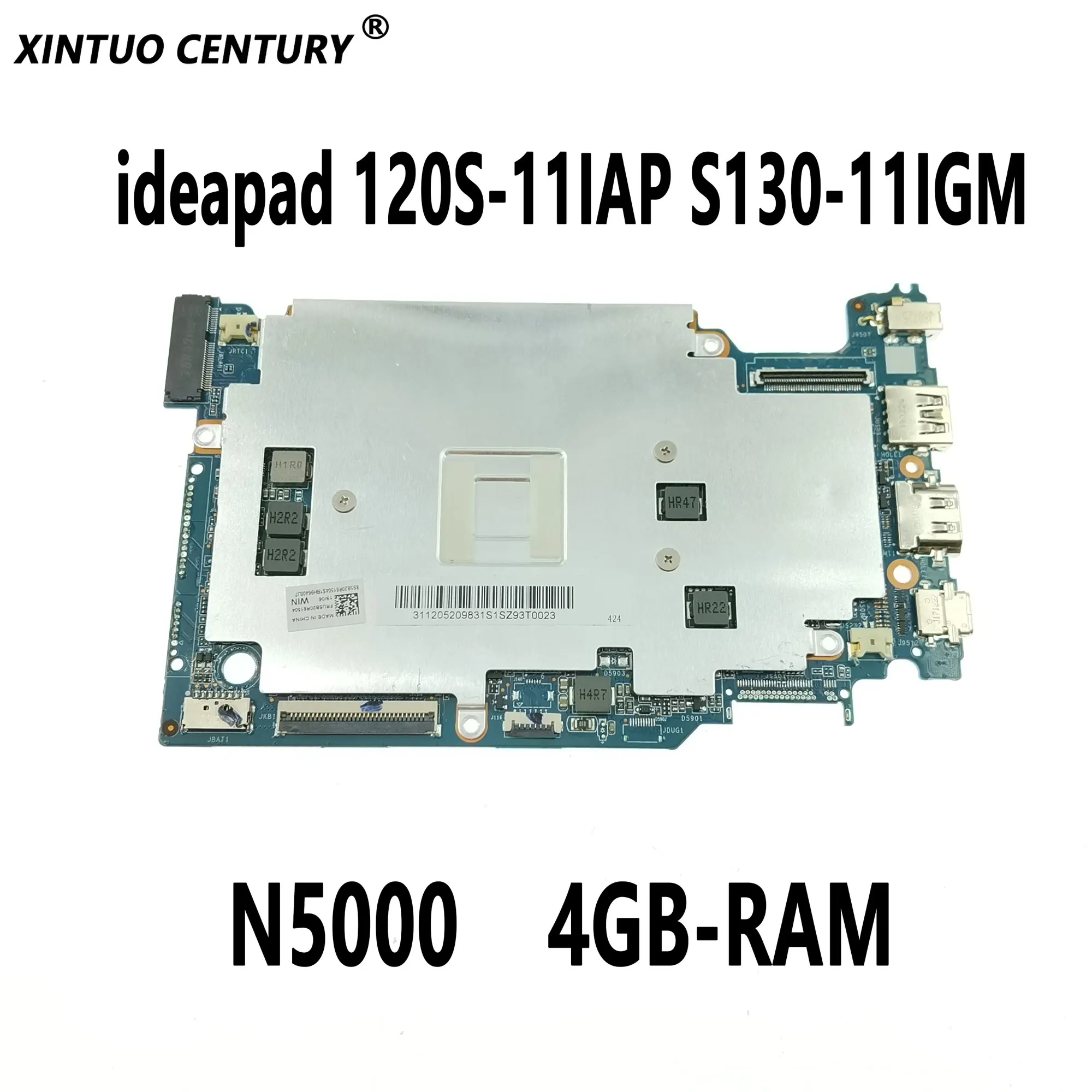 Suitable for Lenovo ideapad 120S-11IAP S130-11IGM   Laptop motherboard SR3RZ CPU N5000 4GB-RAM SSD hard drive 100% test work