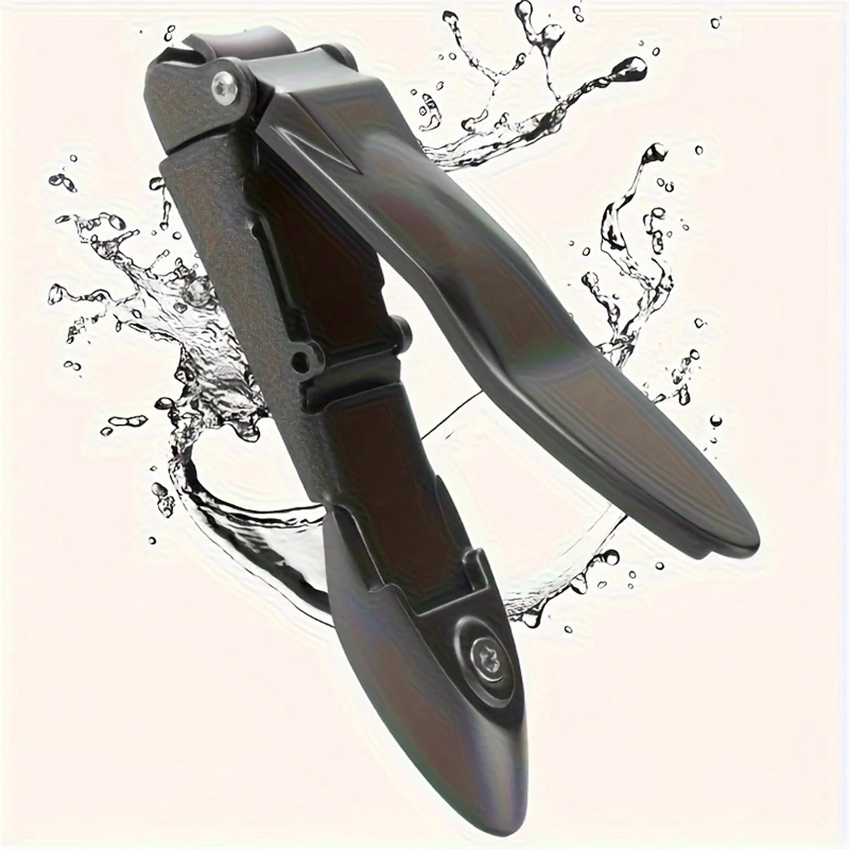 1-częściowe, wytrzymałe, samozbierające się obcinaczki do paznokci dla mężczyzn z łapaczem - ostre z ergonomiczną dźwignią utrzymująca paznokcie