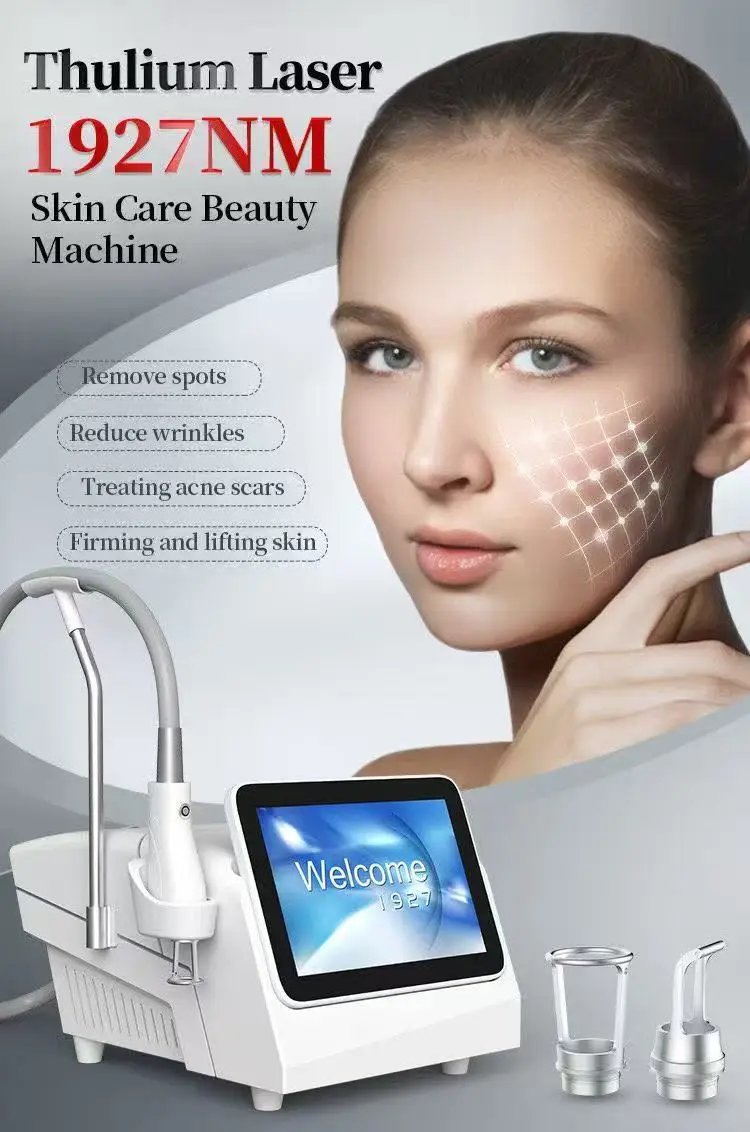 

New 1927nm Thulium Lasersings Tightening Skin Rejuvenation Acne Removal and Wrinkle Reduction Beauty Machine Myoslim