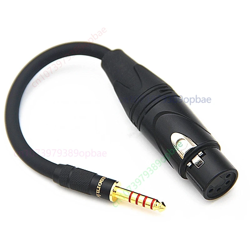 For T1 T5P 4 Pin XLR Balance Female to 2.5mm 3.5mm 6.35mm 4.4mm Male Balance Adapter Audio Cable HiFi Earphone Extension Cable