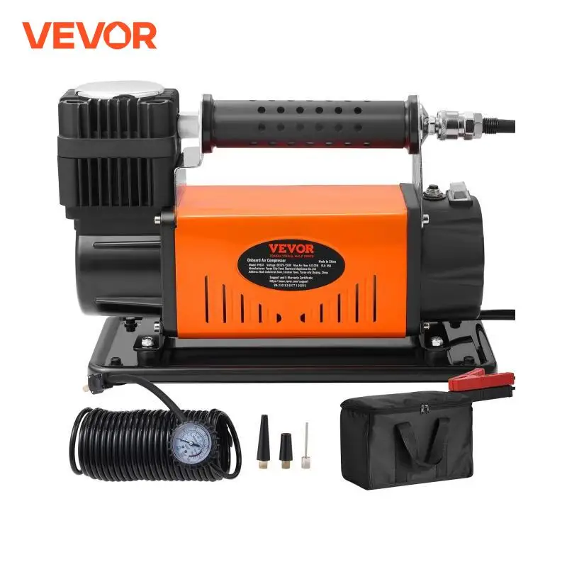 VEVOR 12V Air Compressor Heavy Duty 150PSI Car Offroad Air Compressor Portable Truck Tire Inflator Air Pump for Jeep Vehicle SUV