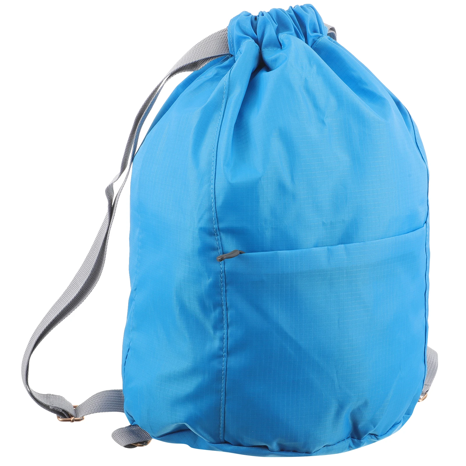 

Shoulder Bags Oxford Cloth Drawstring Large Capacity Travel Gym Blue Backpack Teen Adults Storage Pouch