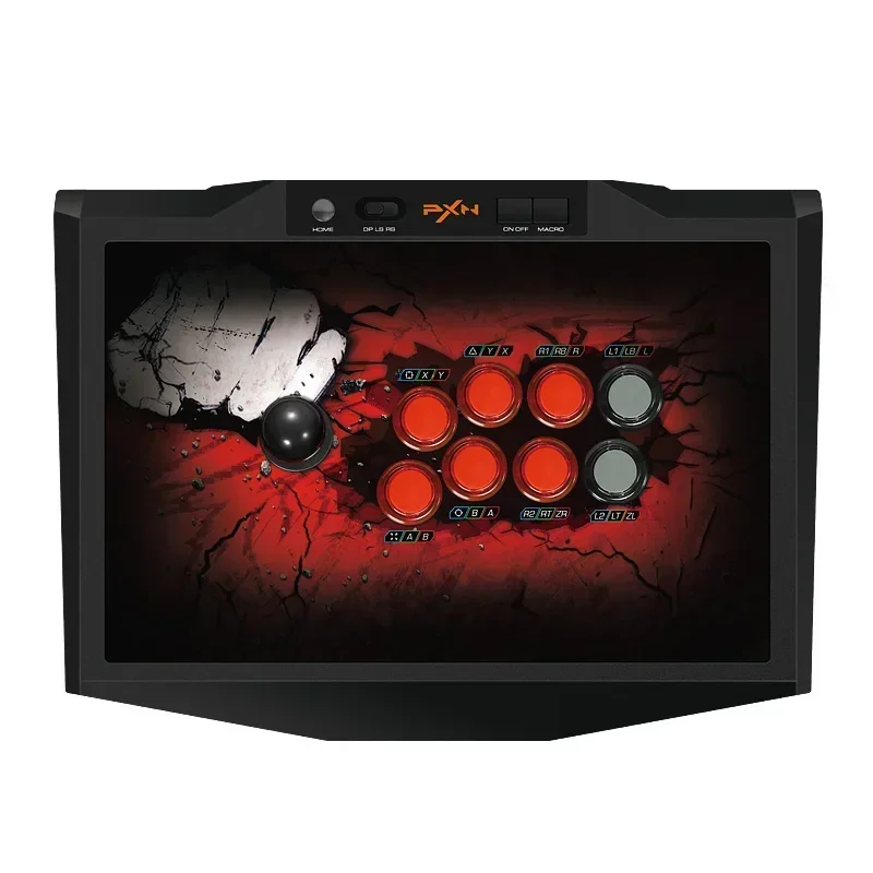 2026/PXN X9 Мультиплатформенный DIY-джойстик Sawan Arcade для Tekken 7, Street Fighter, Dragon Ball Fighter