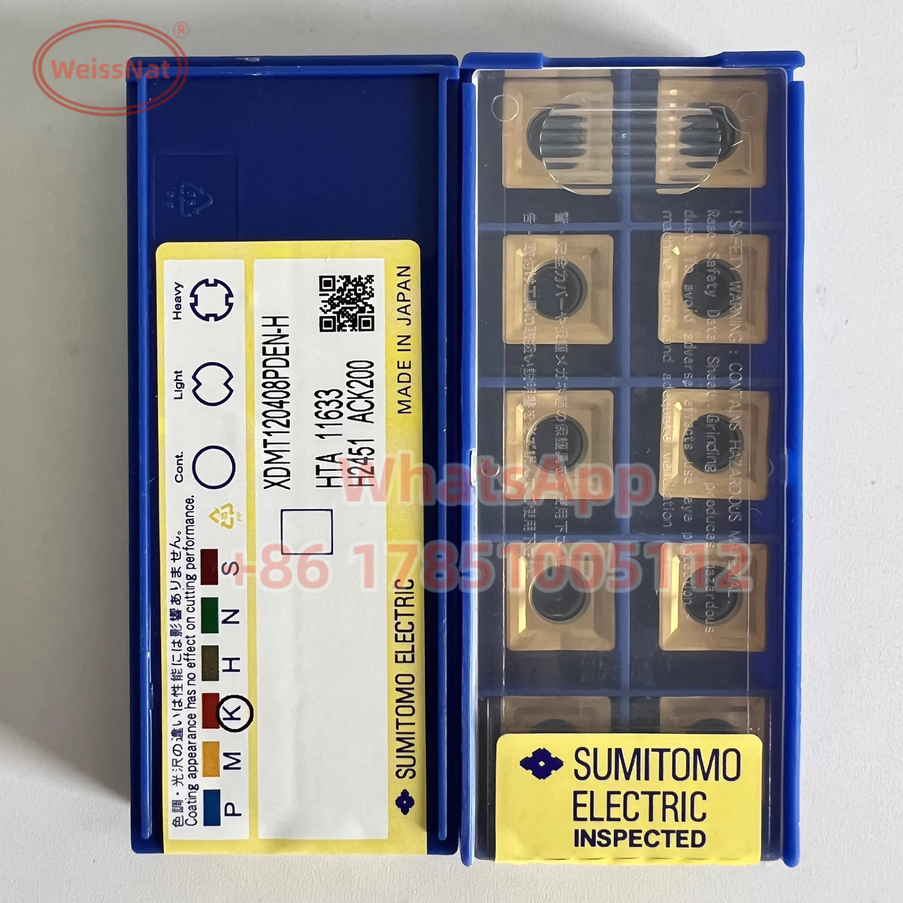 إدراج كربيد سوميتومو ، إدراج XDMT ، XDMT120408PDEN XDMT150408PDEN ، ACP200 ، ACZ330