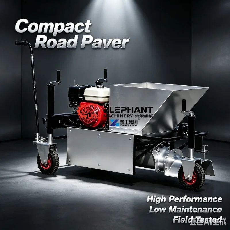 Road Curbing Concrete Kerb Machine with Power Engine, Driveway Concrete Edge Forming Machine for Sale