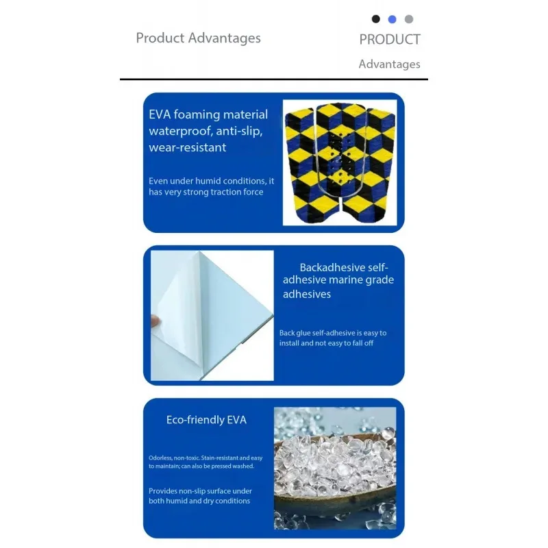 【السلع البقعة】وسادة تثبيت EVA Kitesurfing SUP Paddleboard Deck وسادة خلفية غير قابلة للانزلاق أجزاء لوح ركوب الأمواج ملحقات بحرية أرضية