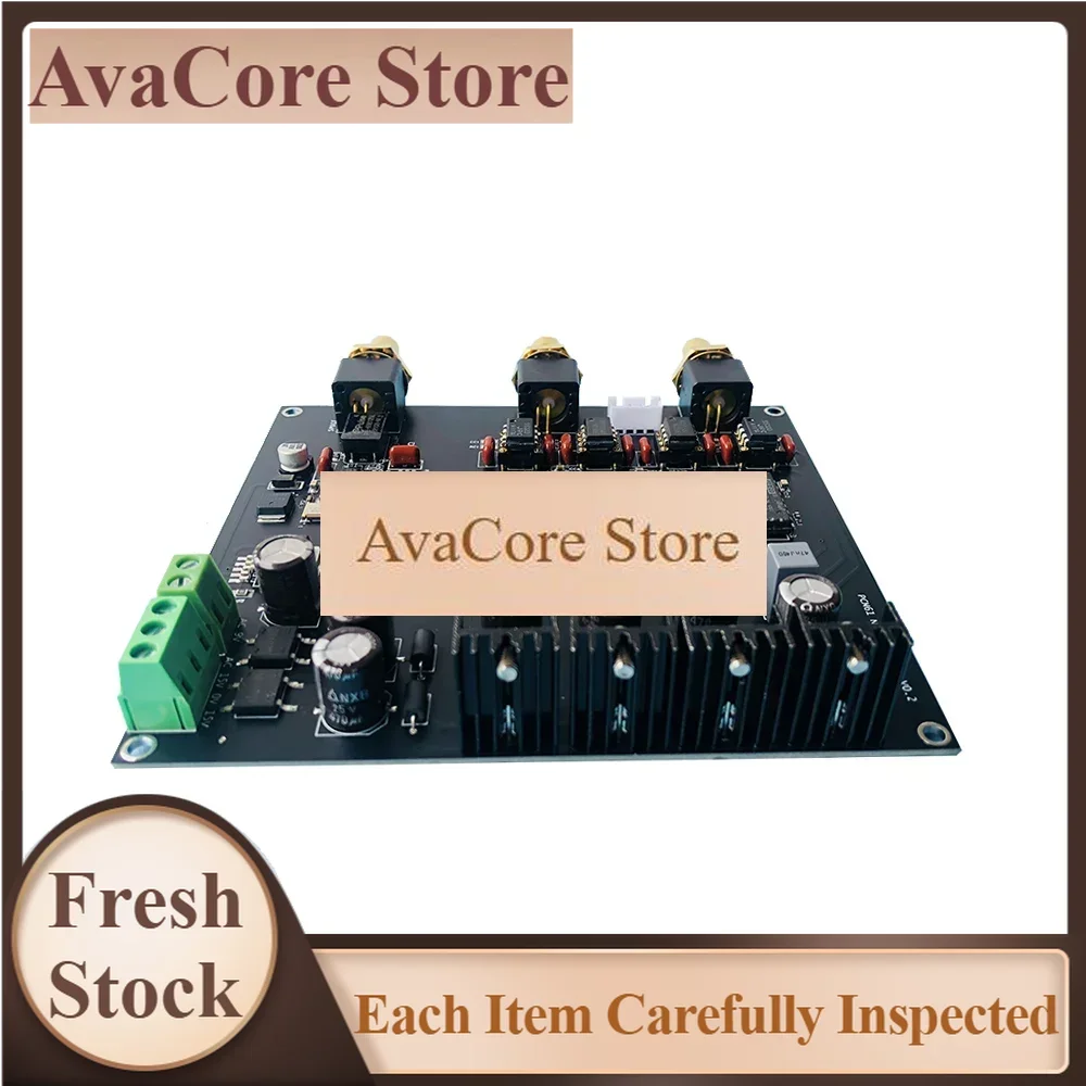 AvaCoreNvarcher R2R DAC PCM61 Four Parallel Differential Design Black Glue Style Decoding Board