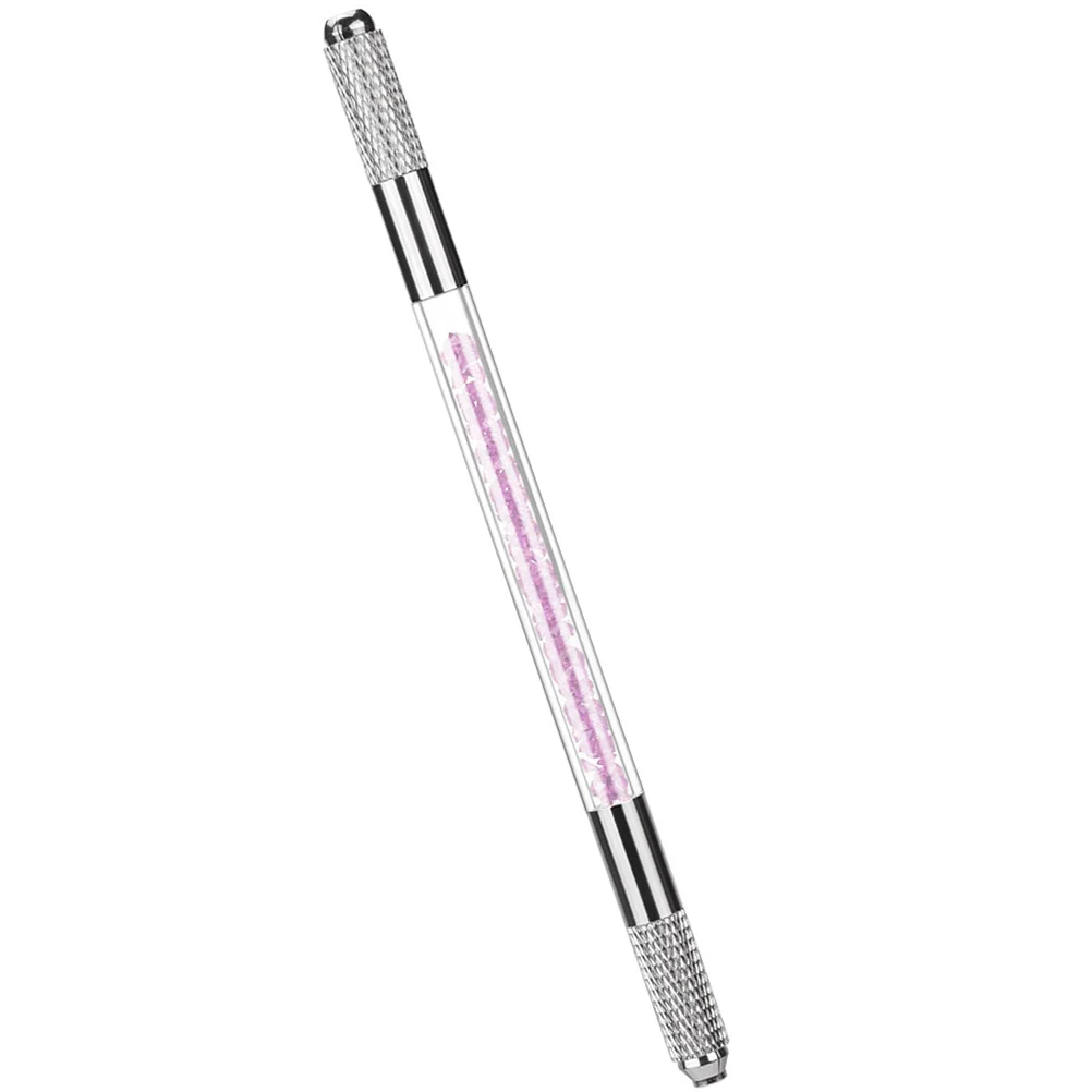 Professionele wenkbrauw microblading pen acryl handmatig tatoeëren potlood multiuse draagbare naaldhouder voor eyeliner liplijn