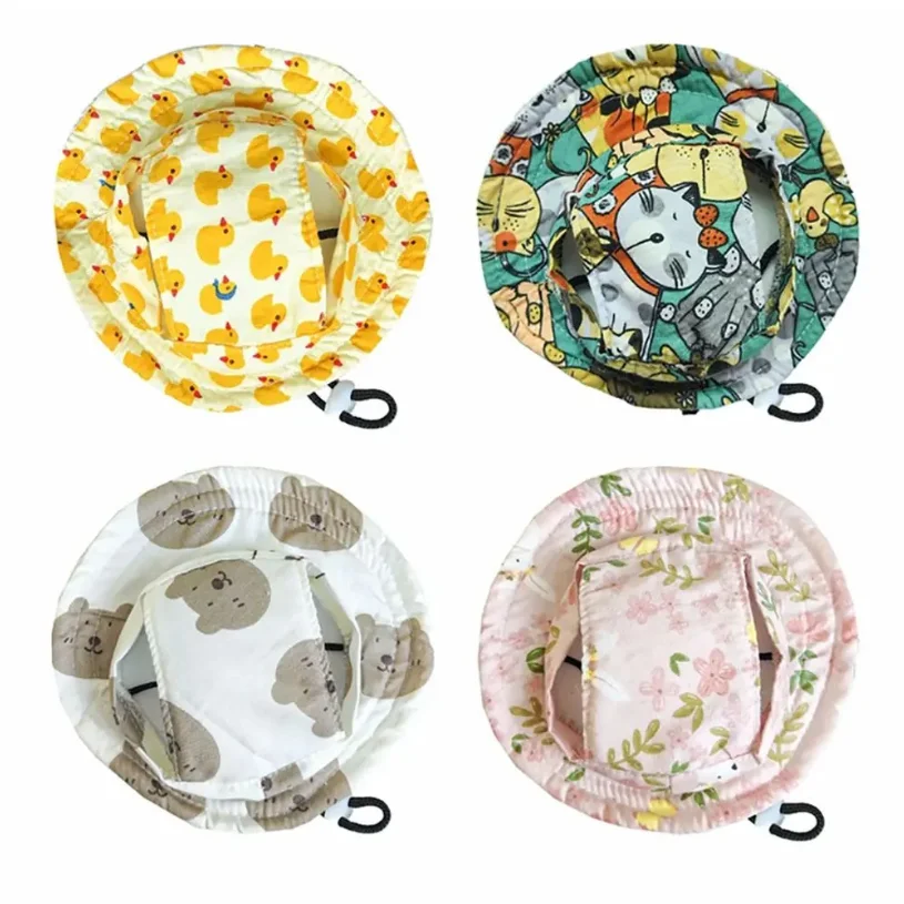 

High-quality Adjustable Pet Sun Hat Cat Dog Breathable Dog Sunshade Hats Outdoor Travel Pet Fisherman Hat