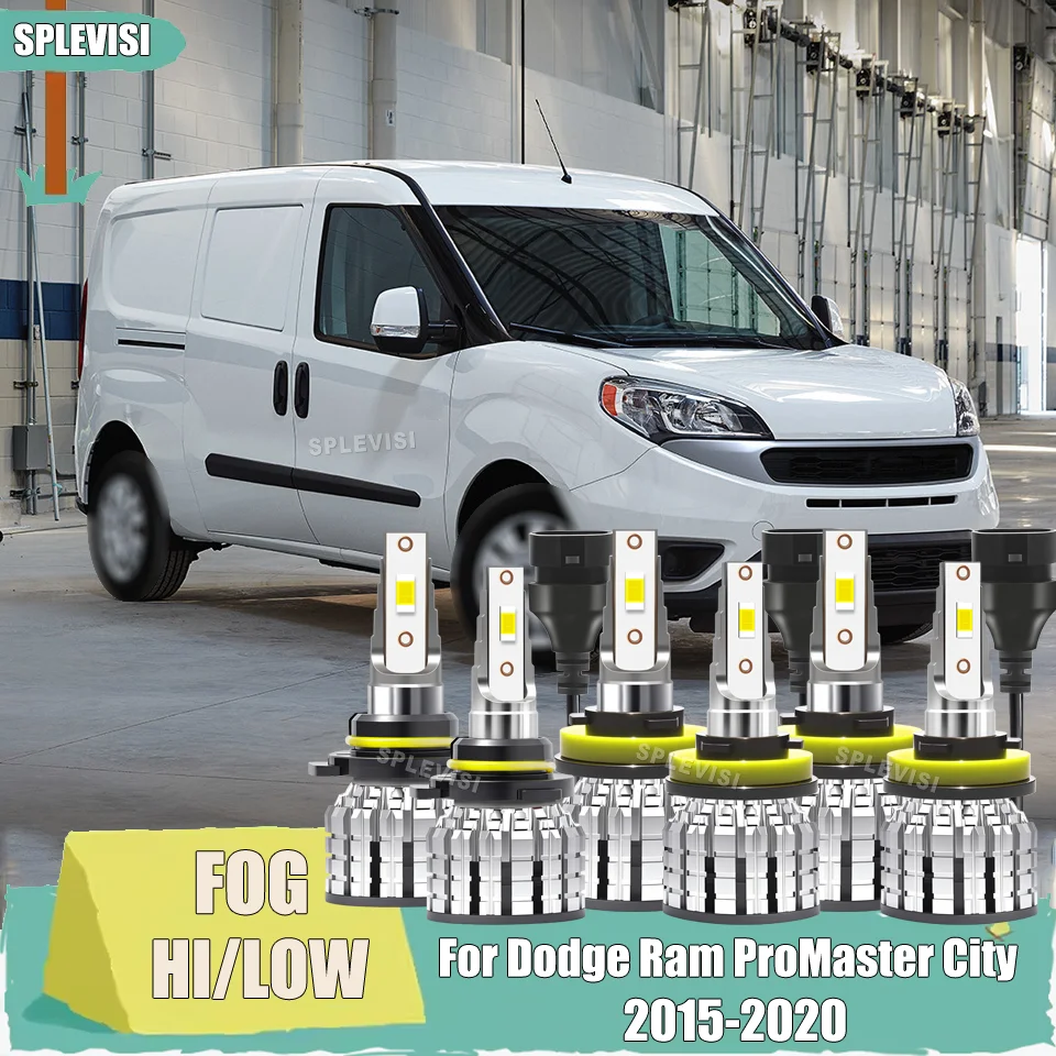 

IP67 Headlight Foglamps Lights 9005 H11 H11 350% Brightness Increase For Dodge Ram ProMaster City 2015 2016 2017 2018 2019 2020