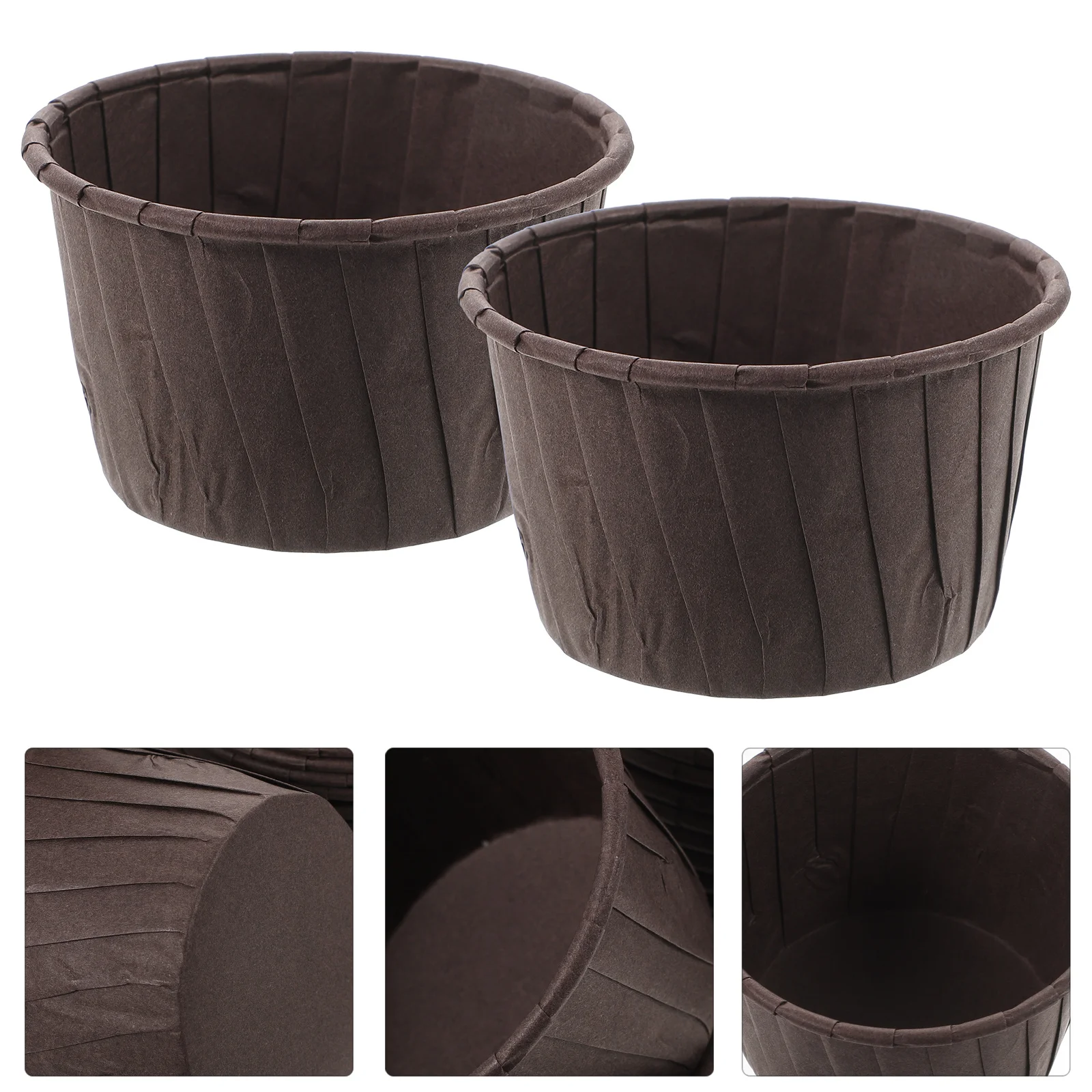 

50Pcs Disposable Cupcake Wrappers Food-Grade Baking Cups for Tea Party Baby Shower Restaurant Bakery Cupcake Liner Set