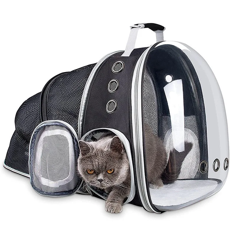 

High Quality Transparent Space Capsule Cat Outdoor Shoulder Large Space Pet Carrier Bag Backpack