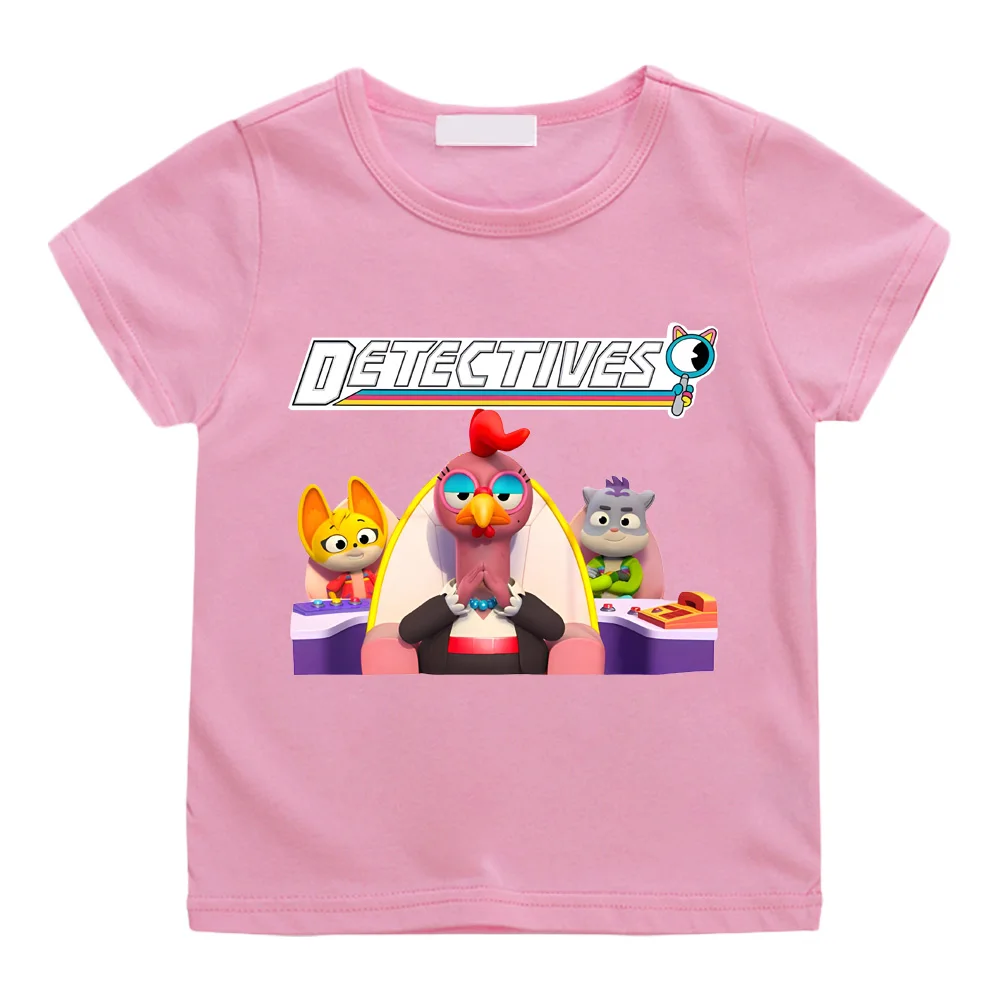 The Creature Cases Kids GirlsTshirts Cartoon Printing 100%cotton T-shirts Baby Short Sleeve Tees Girl Clothes Children Soft Tops