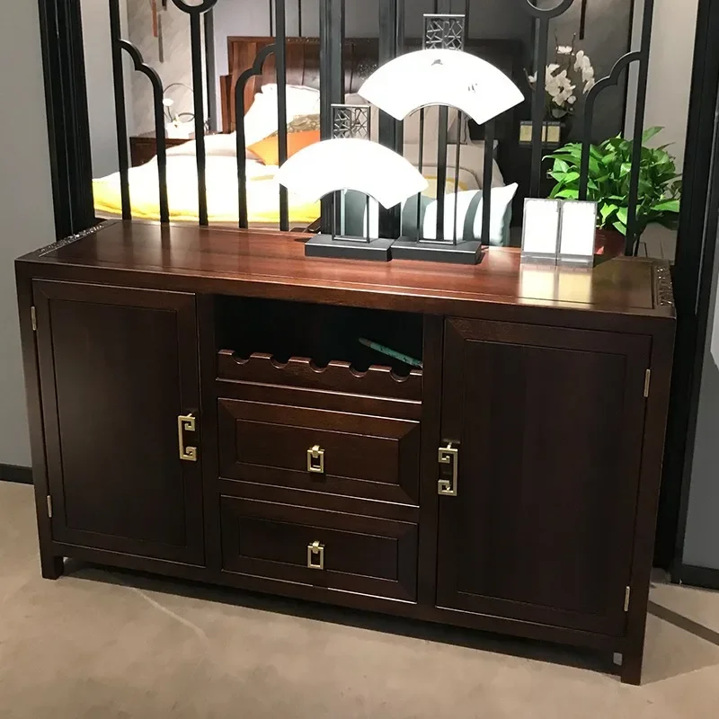

Cabinet Entrance Cabinet Living Room All Solid Wood Dining Room Cabinet Bright Moon Cabinet Storage Cabinet Furniture