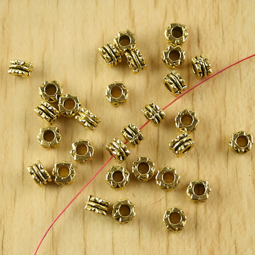 200pcs 5x3mm hole2mm spacer beads h2140