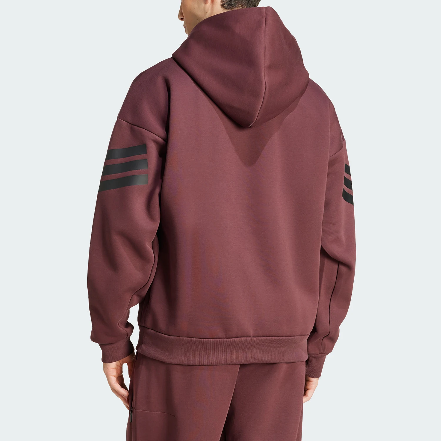 أديداس 2025 ربيع الرجال الحرارية متماسكة الرياضة مقنعين البلوز JD4857