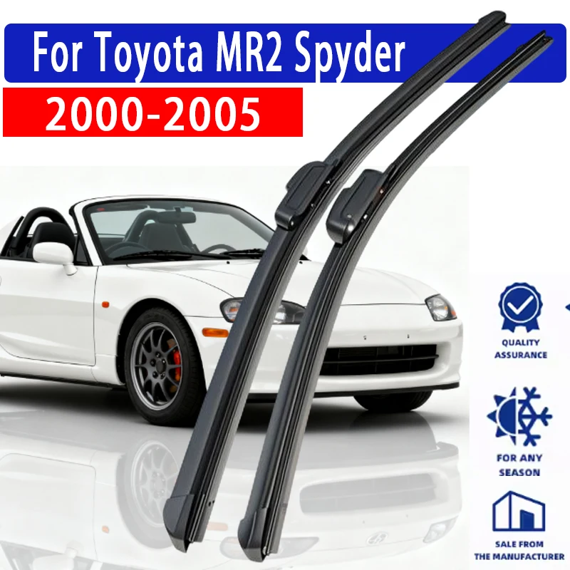 

Car Wiper RHD & LHD Front Wiper Blades 20"+19" For Toyota MR2 Spyder 2000-2005 2002 2003 2004 Windshield Windscreen Front Window
