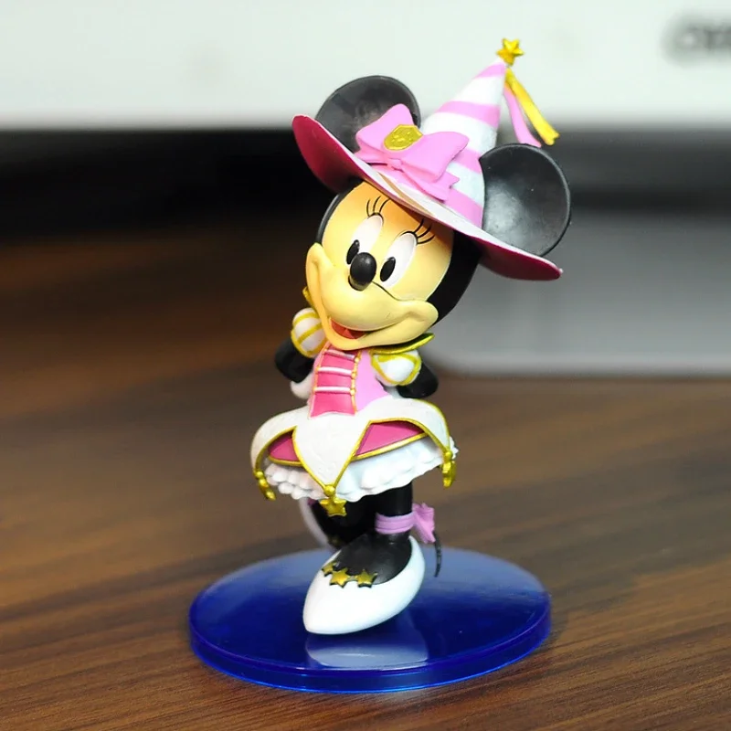 Disney-PVC Action Figure Model Toys para crianças, Mickey Mouse, Minnie Mouse, Pato Donald, Decoração de Bolo, Bonitos, Presentes Criativos para Crianças