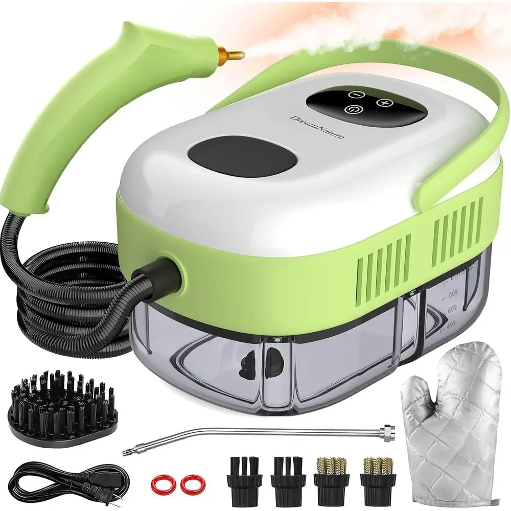 

Handheld Steam Cleaner with 37.19OZ Large Tank for Car, Home, Furniture, Carpet and Floor