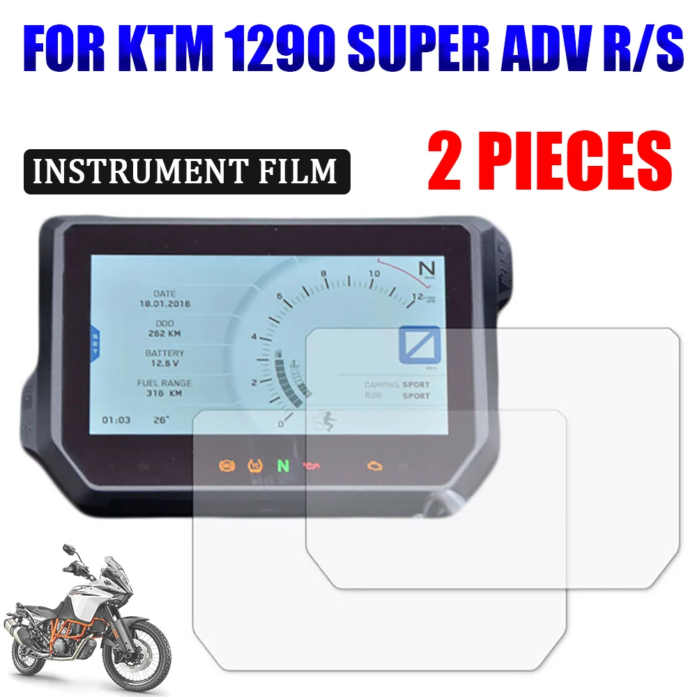 For KTM 1290 Super Adventure R S ADV 1290ADV Motorcycle Accessories Cluster Scratch Protection Film Screen Protector Instrument