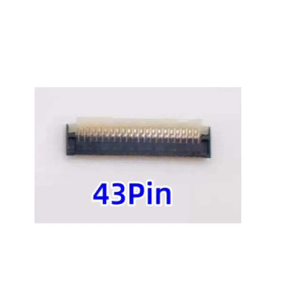 New Electronics 5pcs 43pin LCD FPC Connector Female Socket Motherboard Display Screen Flex Cable Clip Ribbon Connector for