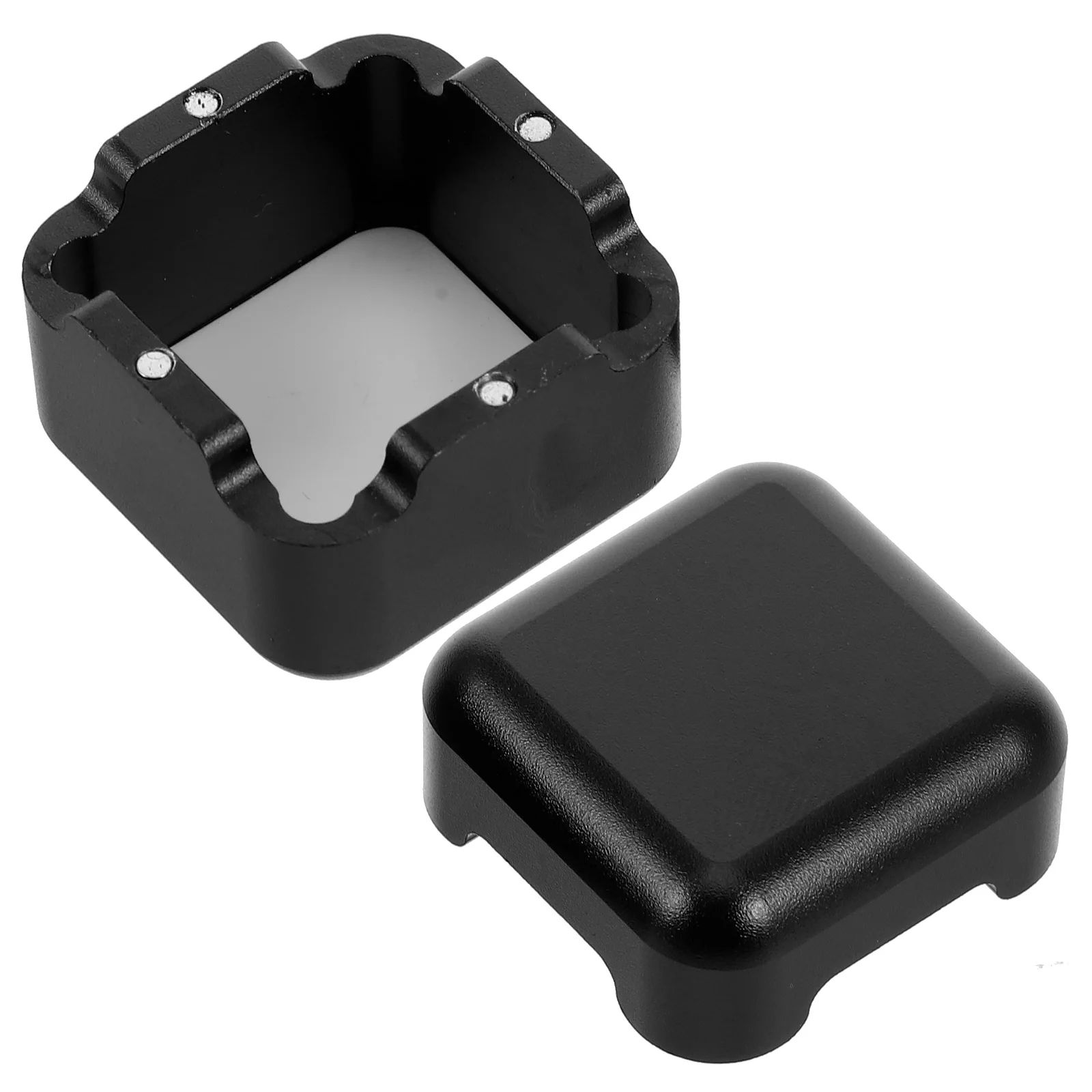 

Billiard Accessories Aluminum Chocolate Box Chalk Holder Case Bottom Nonmagnetic Metal Clip Storage Portable