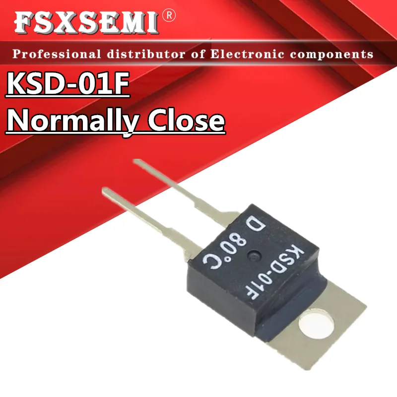 KSD-01F Normally Close Temperature Switch Thermostat Thermal Protector 0 5 10 15 20 25 30 35 40 45 50 55 60 65 70 75 80 100 150C