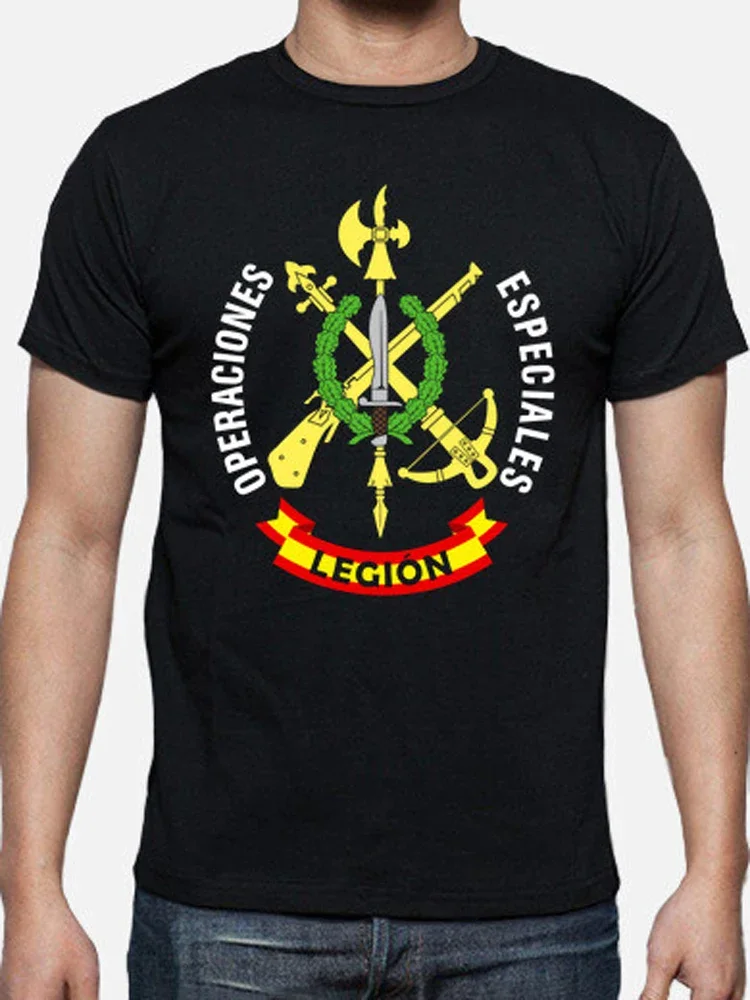 

Spanish Legion Operation Badge T-Shirt 100% Cotton O-Neck Summer Short Sleeve Casual Mens T-shirt Size S-3XL