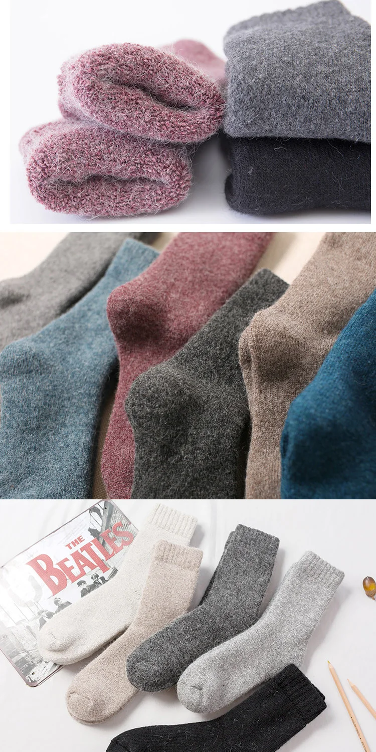 Women Wool Terry Socks