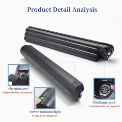 36v 48v Reention EEL Pro Mini Battery pack 7.5ah 12ah 15ah for RIDE1UP Core 5 HIMO C20 BAIGI B26 iGO Core Elite 3 Electric Bike