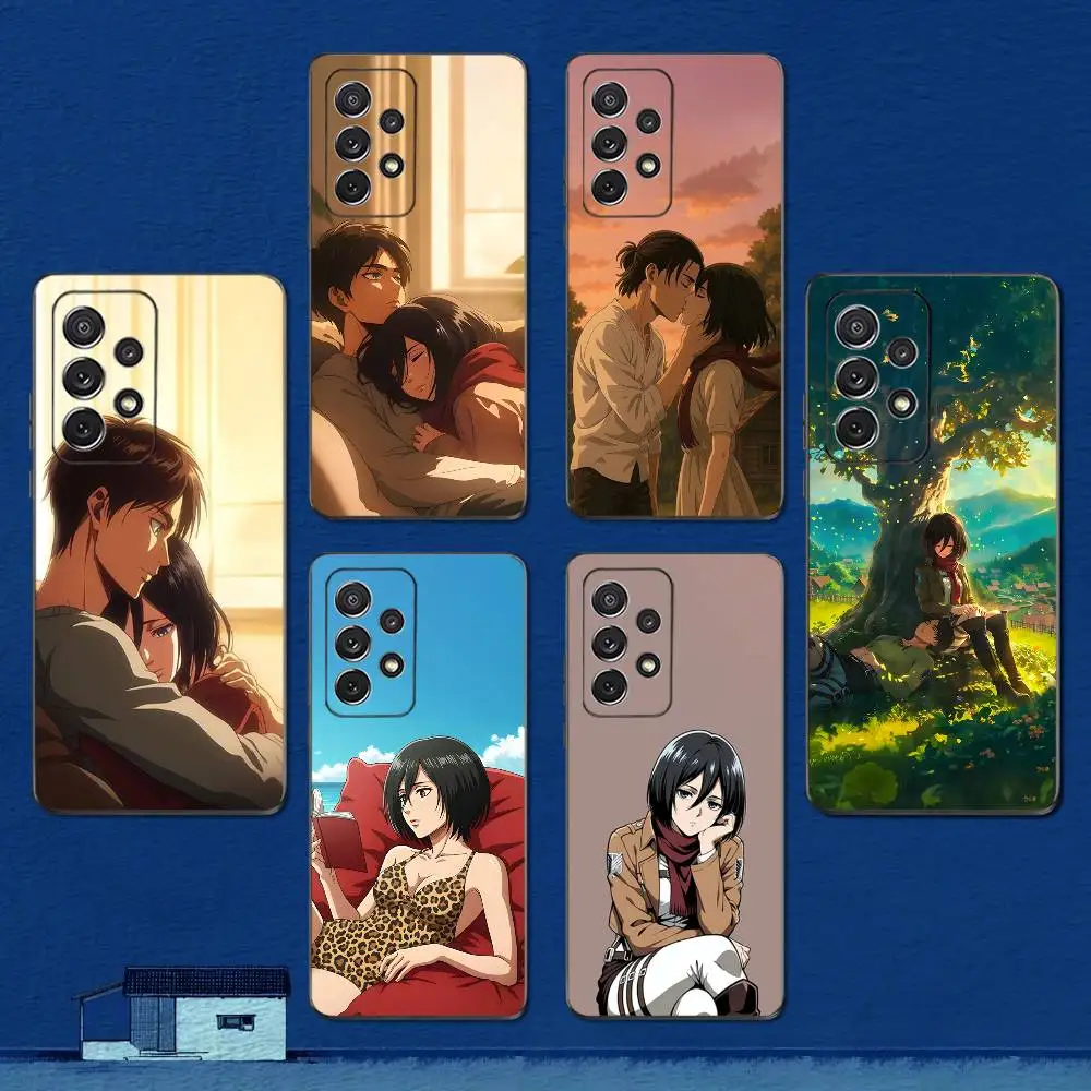 a-attack-on-t-titan-m-mikasa-phone-case-for-samsung-s22s21s20s10s9s25s24s23ultrafepluslitesoft-silicone-black-cover