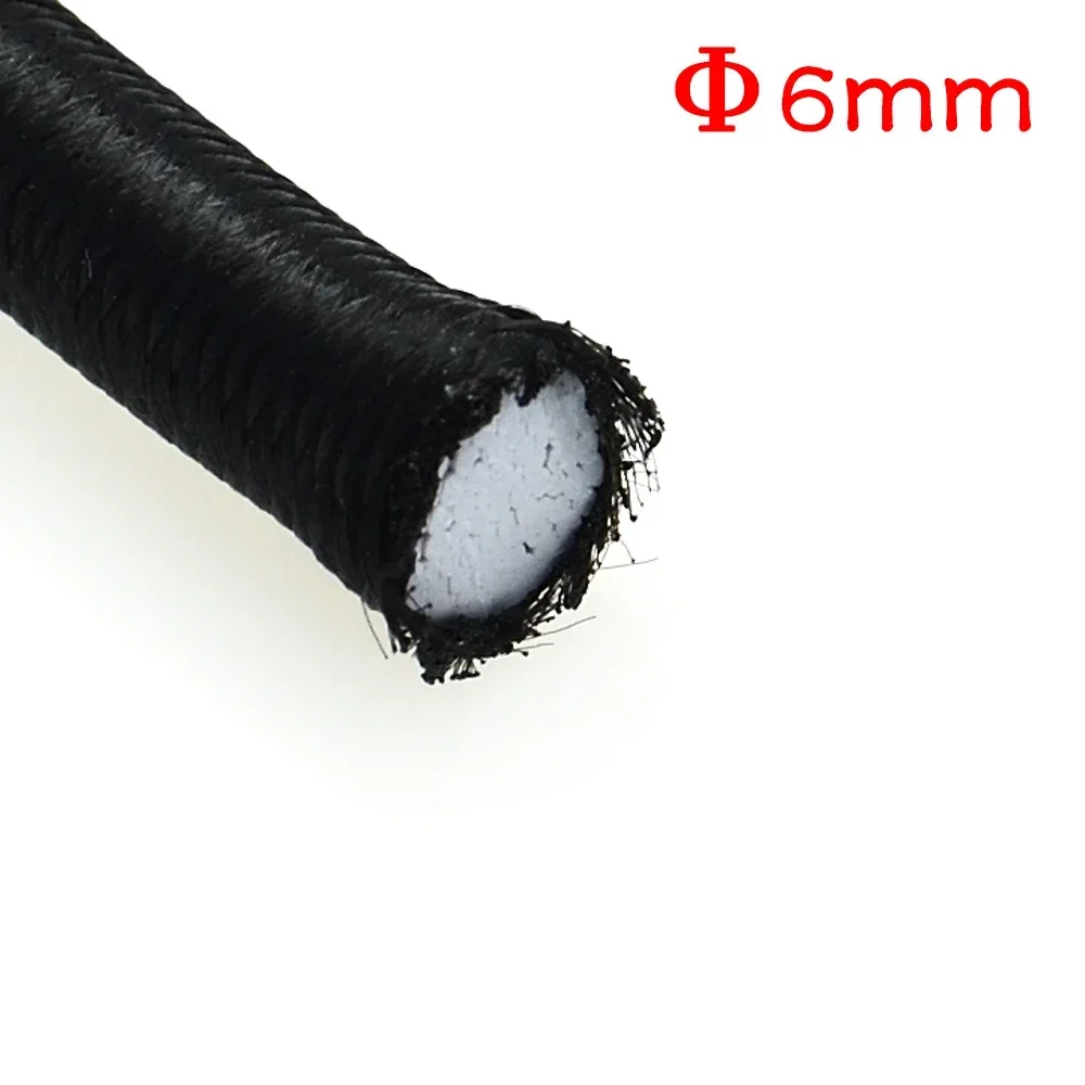 3/4/5/6/8 MM Schwarz Starke Elastische Schnur Gummiband Nähen Kleidung Handwerk liefert Gummiband Gummibänder Seil Bands Zubehör
