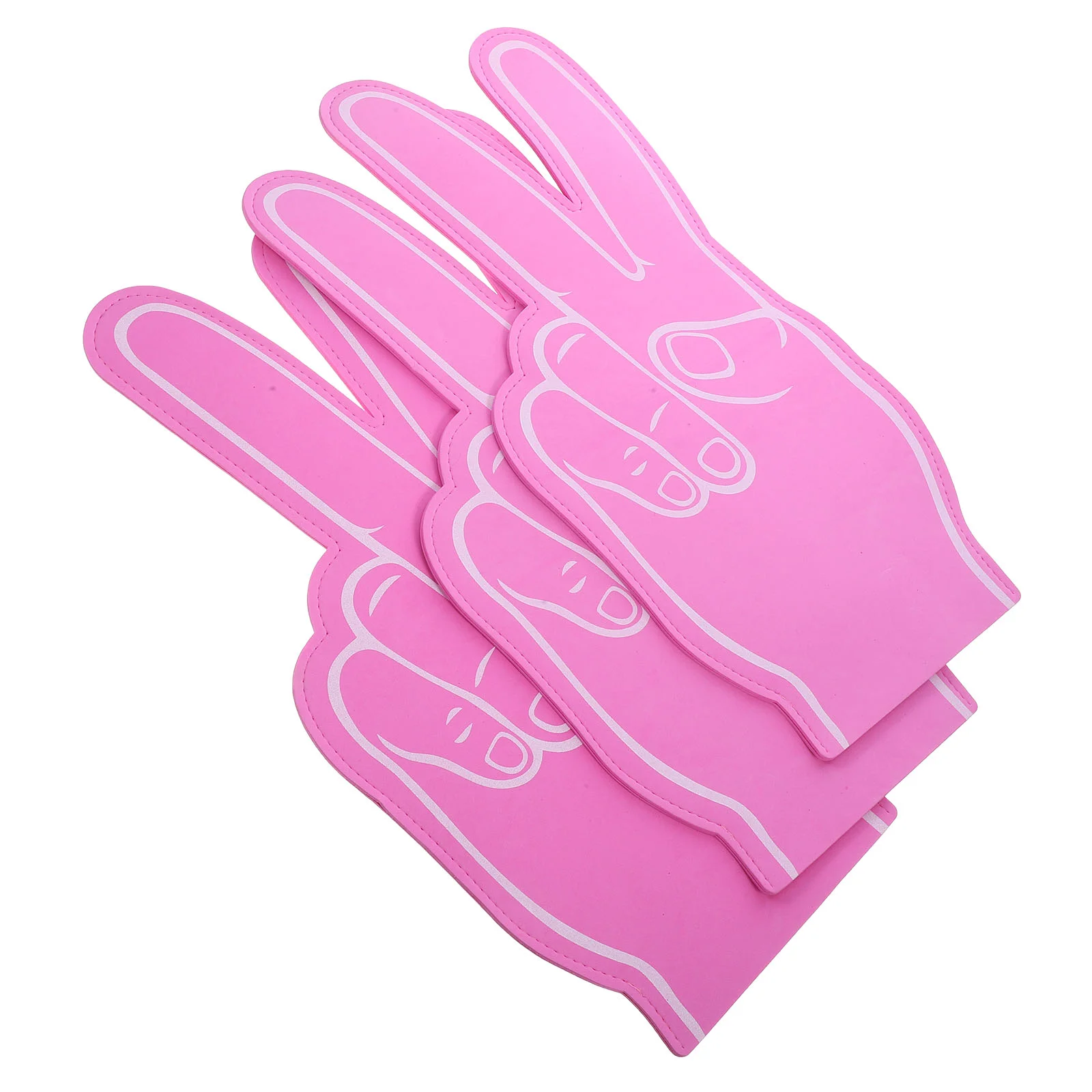 

3 Pcs Cheerleading Hand Gesture Stuff Party Supply Foams Favor Toys Cots Noisemaker Props Group Spirit Item