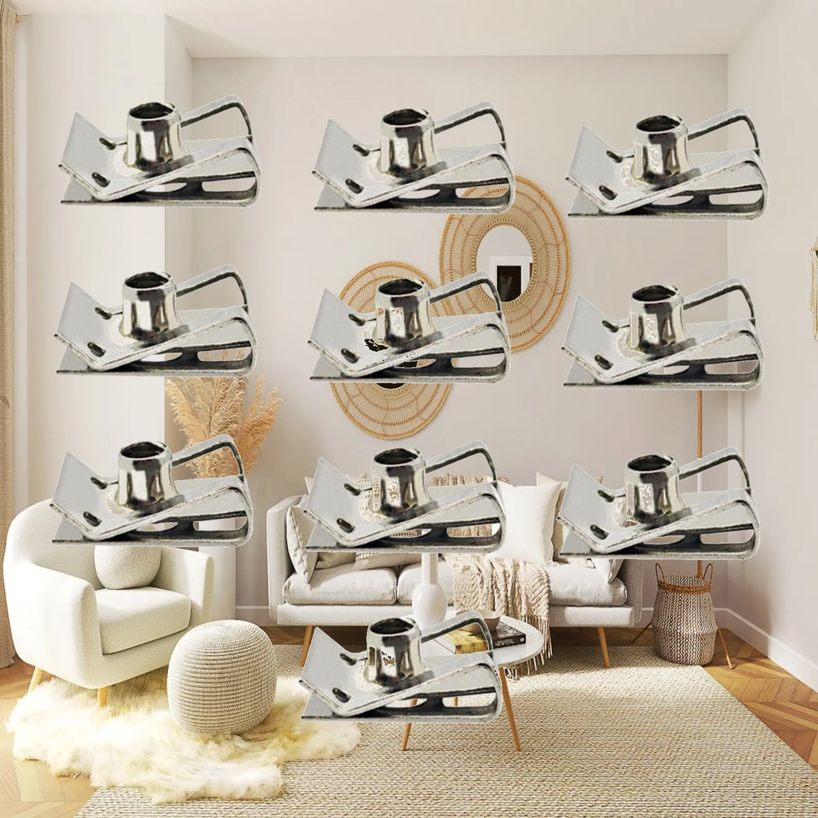 U Type Clips Threaded Metal Fasteners Stainless Steel Insert Nut Assortment for Automotive and Home Use