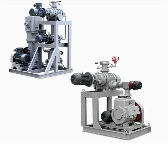 OEM 스크류 수직 무급유 왕복식 루츠 진공 펌프 유닛
