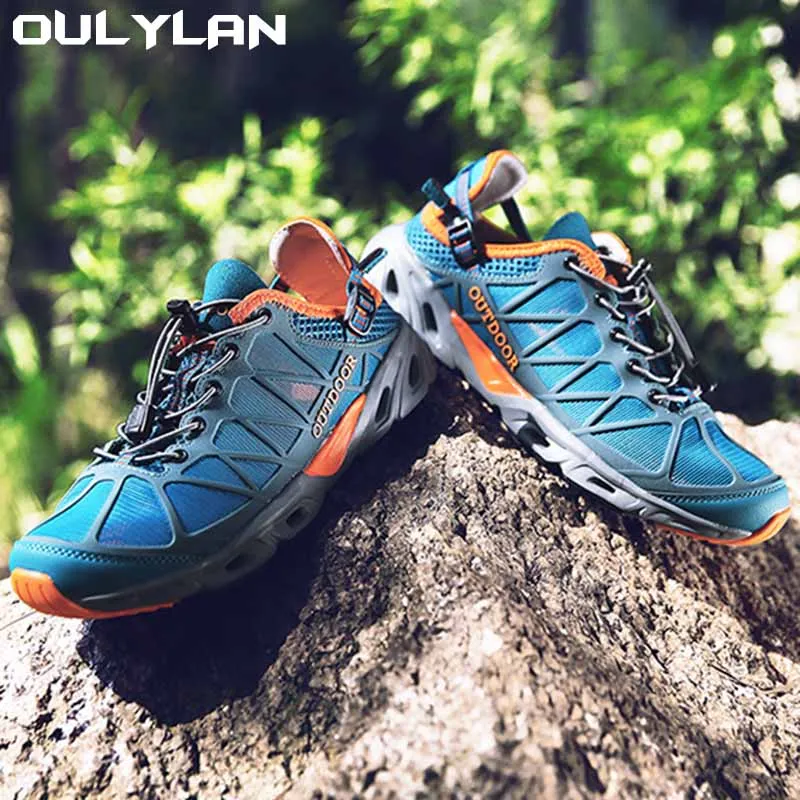 

New Men Women Cross-Border Style Summer Breathable Mesh Couple Outdoor Sports Casual Fashionable Trekking Shoes